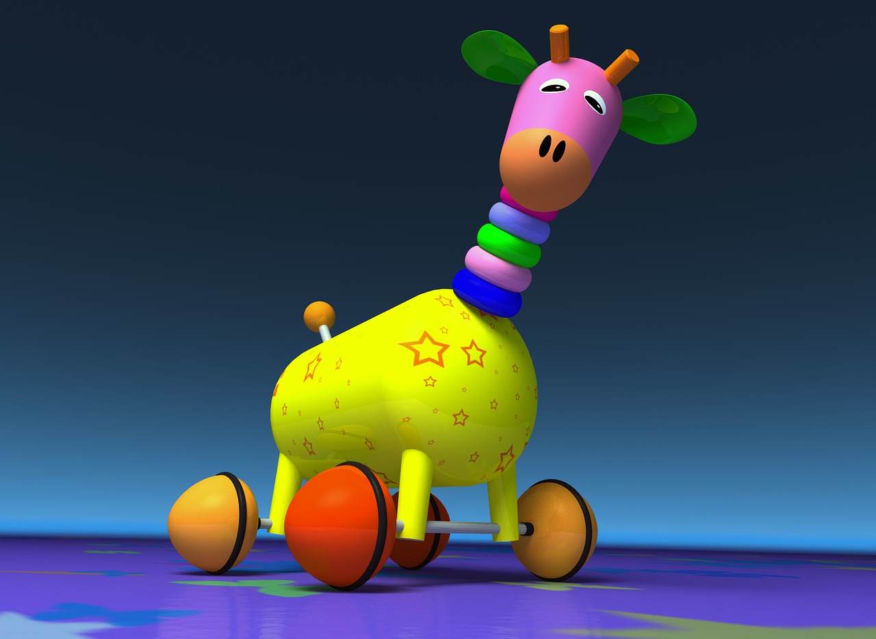 giraffe, toy, wheels-1371203.jpg